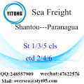 Consolidamento di LCL di Shantou Port a Paranagua